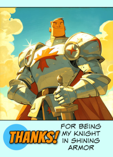 Thank You Knight in Shining Armor