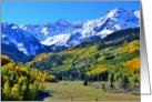 Colorado Mountains card