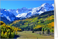 Colorado Mountains card
