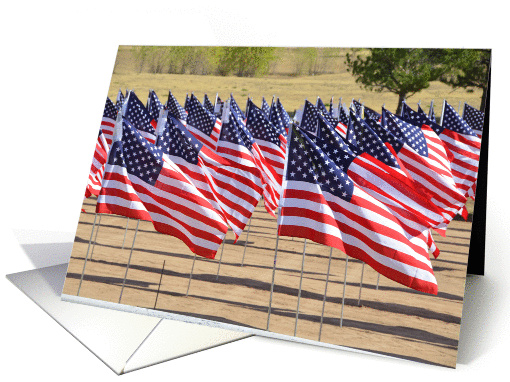 American Flags card (1347742)