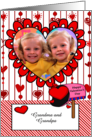 Valentine’s Day Custom Photo Card with a Red Heart Frame and Mailbox card