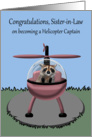 Congratulations to Sister-in-Law, on becoming a Helicopter Captain card