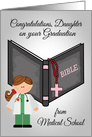 Congratulations to Daughter on Graduation from medical school card