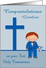Congratulations On First Holy Communion Custom Relationship Card