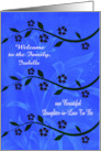 Welcome to the Family Daughter in law to Be Custom Name Card