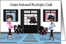National Midwifery Week, general, pregnant ladies with babies card