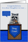 Congratulations to Daughter-in-Law on graduation from drug court card