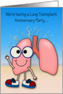 Invitations, Lung Transplant Anniversary Party, general, fireworks card