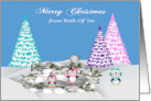 Christmas from Both Of Us with an Adorable Penguins on the Ice card