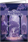 Birthday to Niece in Law Card with a Beautiful Ultra Purple Unicorn card