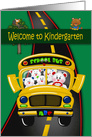 Welcome to Kindergarten from Teacher with a Bus full of School Bears card