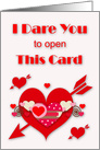 Valentine’s Day, romance, A large red heart with an array of hearts card