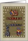 Encouragement during Covid-19 with an American United Theme card