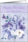 Birthday to Mum Featuring the Color of the Year in Beautiful Flowers card