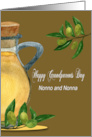 Grandparents Day to Nonno and Nonna with Olive Branches card