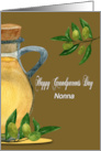 Grandparents Day to Nonna with Olive Oil and Olive Branches card