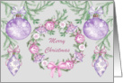 Christmas with Pretty Holiday Color with a Beautiful Wreath card