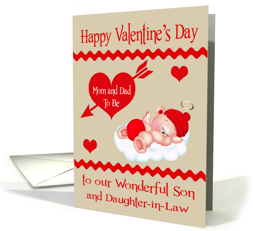 Valentine's Day to Son and Daughter-in-Law, expecting... (1358920)