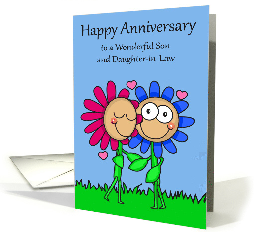 Wedding Anniversary to Son and Daughter in Law with a... (1363048)