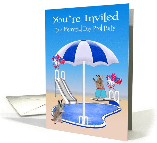 Invitations to Memorial Day Pool Party, general,... (1365082)