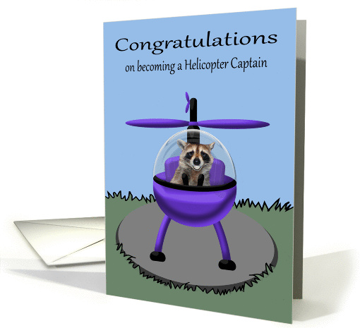 Congratulations becoming Helicopter Captain, general,... (1365540)