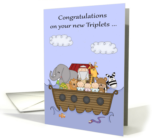 Congratulations on new triplets, 2 boys and a girl,... (1368970)