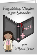 Congratulations to Daughter on her Graduation from Medical School card