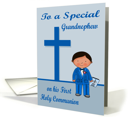 Congratulations On First Communion to grandnephew,... (1375838)