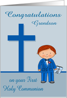 Congratulations On First Holy Communion Custom Relationship Card