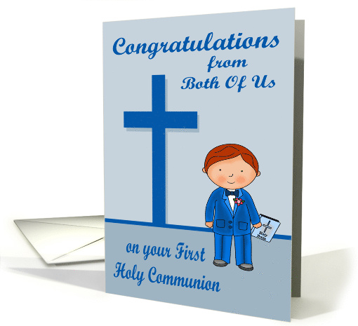 Congratulations on First Communion from Both Of Us Boy... (1376232)