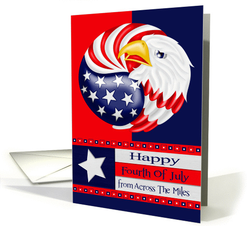 Fourth Of July from across the miles, eagle with stars... (1379376)