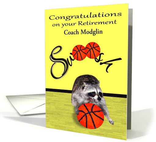 Congratulations on retirement, custom name, raccoon... (1385580)