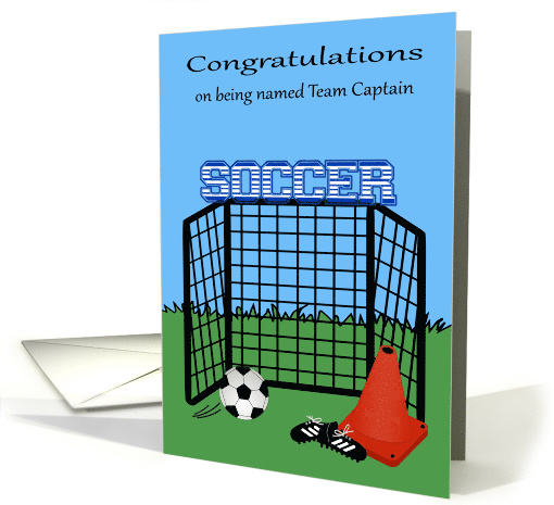 Congratulations on being named team captain, soccer, ball... (1389676)