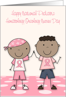 National Pediatric Hematology Oncology Nurses Day, Sept 8th, dark-skin card