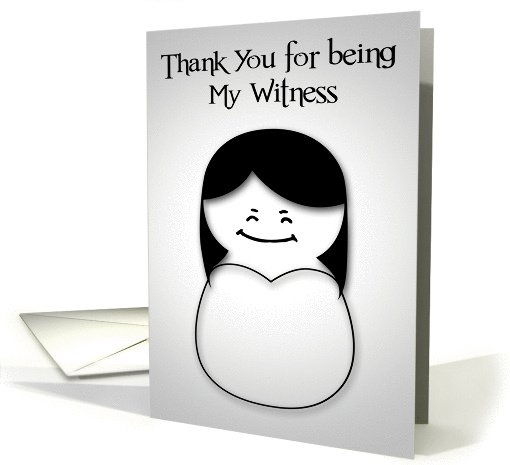 Thank you for being my witness, wedding, bride,... (1396936)