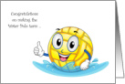 Congratulations on Making the Water Polo team with a Ball in Water card