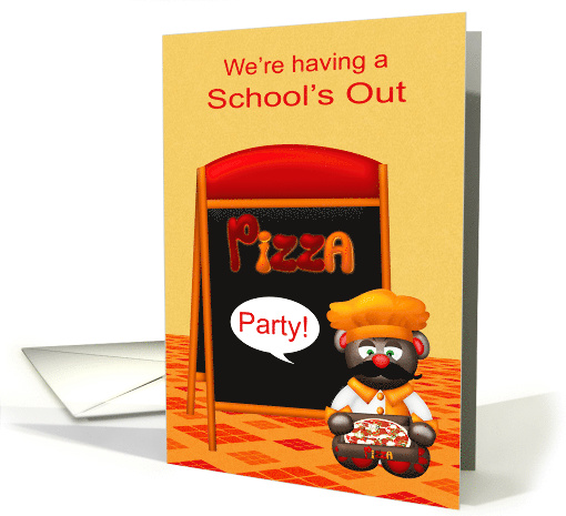 Invitations to School's Out Pizza Party, general, cute... (1397974)