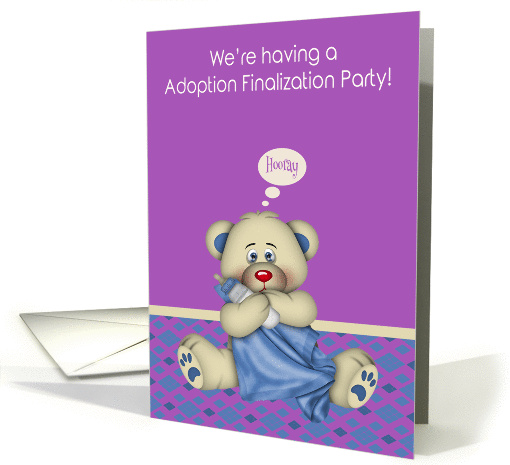 Invitations to adoption finalization party, boy, blue... (1399418)
