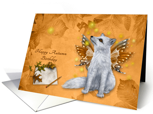 Birthday in Autumn/Fall, general, beautiful mystical fox... (1403210)