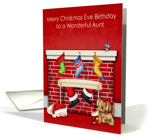 Birthday on Christmas Eve to Aunt with Animals Waiting on... (1405612)