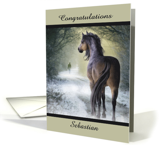 Congratulations on Graduation from Drug Court Custom Name card