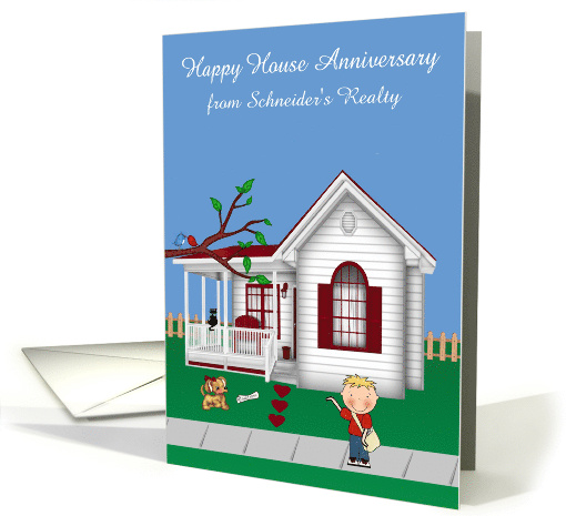 House Anniversary Custom Name with a Beautiful House and... (1421208)