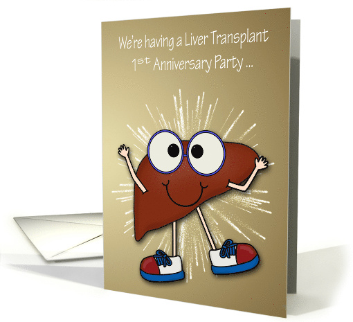 Invitation to Liver Transplant 1st Anniversary Party with... (1425902)