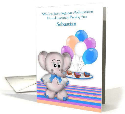 Invitation to Adoption Finalization Party Custom Name... (1426750)