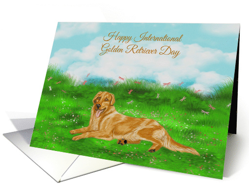 International Golden Retriever Day Observed on February 3rd card