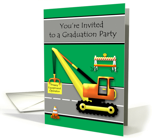 Invitations, Graduation Party, Heavy Equipment Operator,... (1429648)