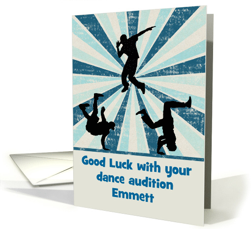 Good Luck, Audition, dance, custom name, male... (1431934)