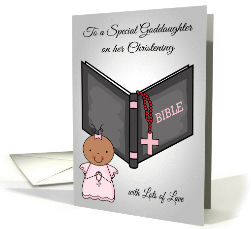 Congratulations, Goddaughter for Christening,... (1434444)