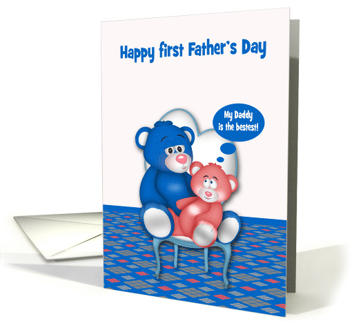 First Father's Day baby girl, general, Cute bears sitting... (1435756)