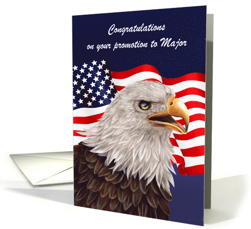Congratulations on Promotion to Major Card with an Eagle... (1443568)